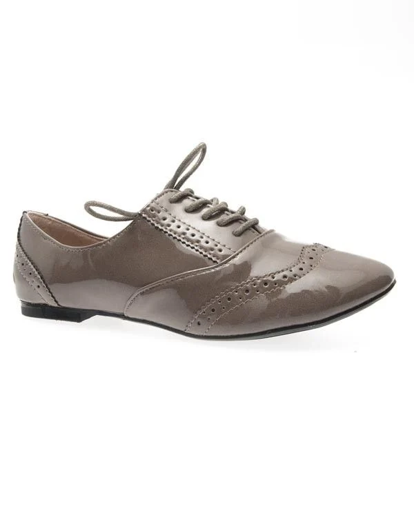 Chaussures femme Ideal: Derbies kaki