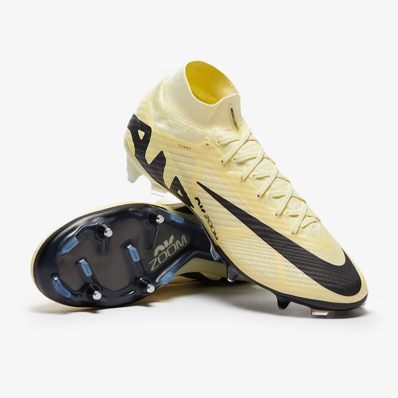 Nike Chaussure de foot montante à crampons pour terrain gras