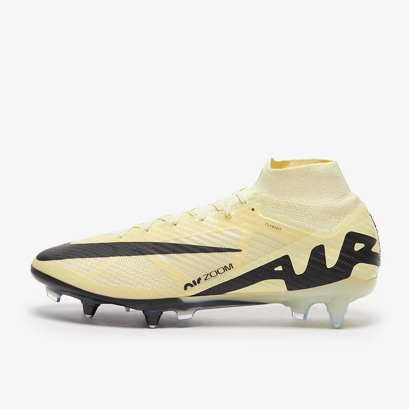 Nike Chaussure de foot montante à crampons pour terrain gras