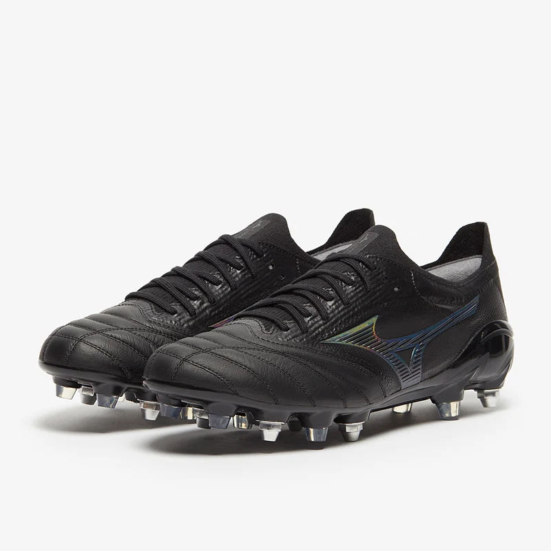 Mizuno Morelia Neo III ß Made In Japan Mix SG - Black/Iridescent/Black