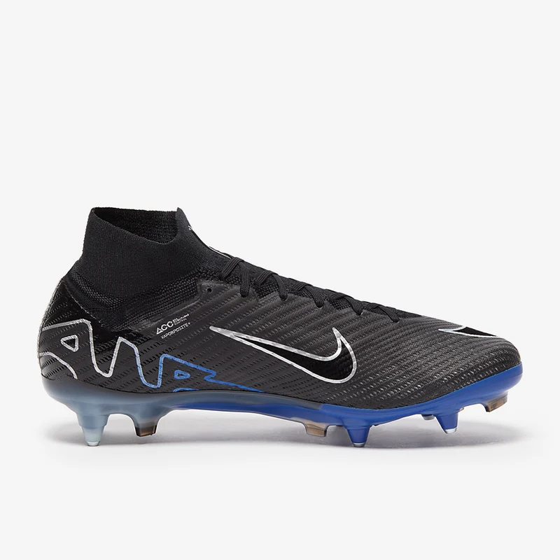 Nike Chaussure de foot montante à crampons pour terrain gras