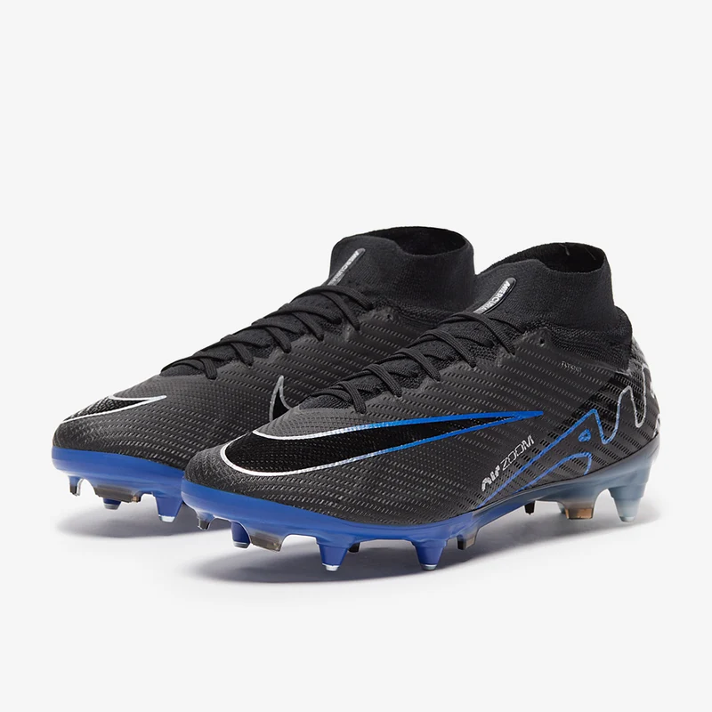 Nike Chaussure de foot montante à crampons pour terrain gras