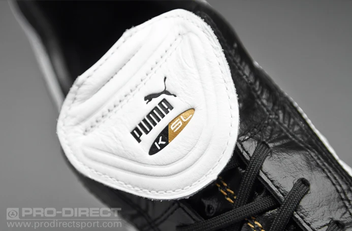 Puma King SL Classico FG - Noir-Blanc