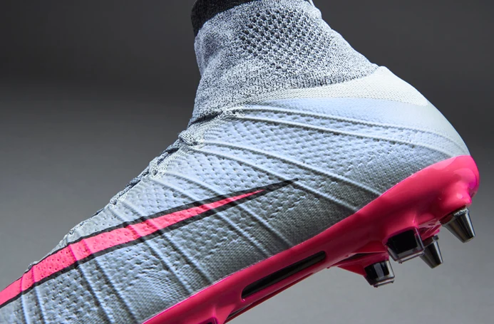 Nike Mercurial Superfly SG Pro - Gris Loup/Hyper Rose