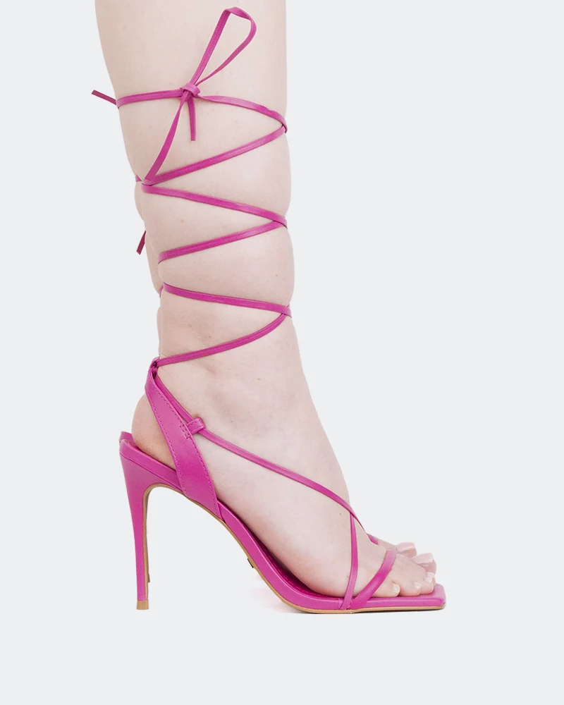 Boudoir Fucshia Leather
