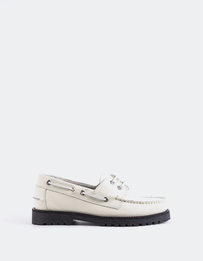 Gaia Off White Leather
