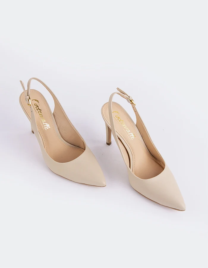 Morisha Off White Leather