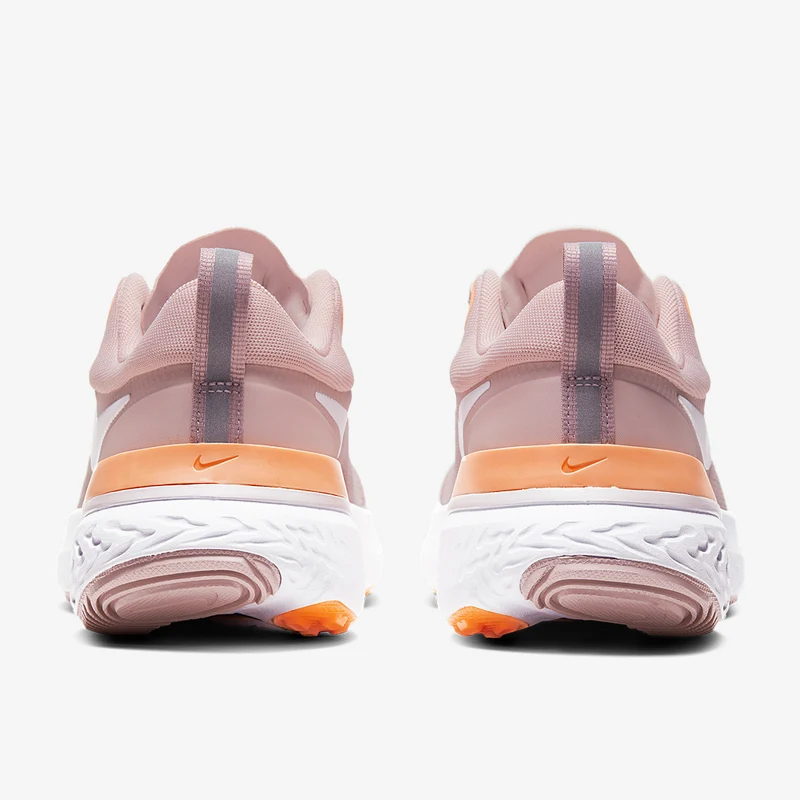 Nike Womens React Miler - Champagne/White-Orange Pulse
