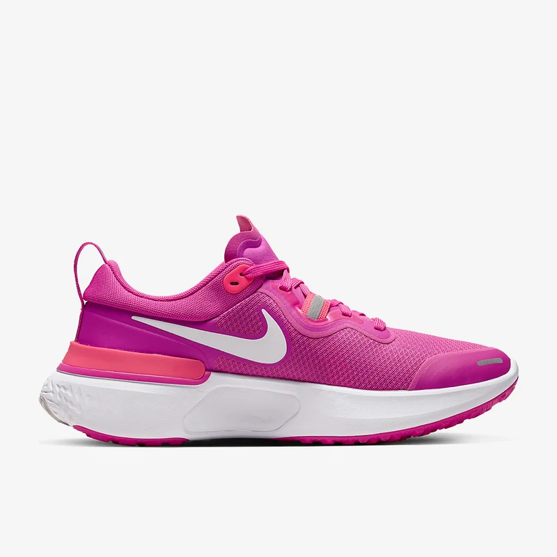 Nike Womens React Miler - Fire Pink/White-Team Orange