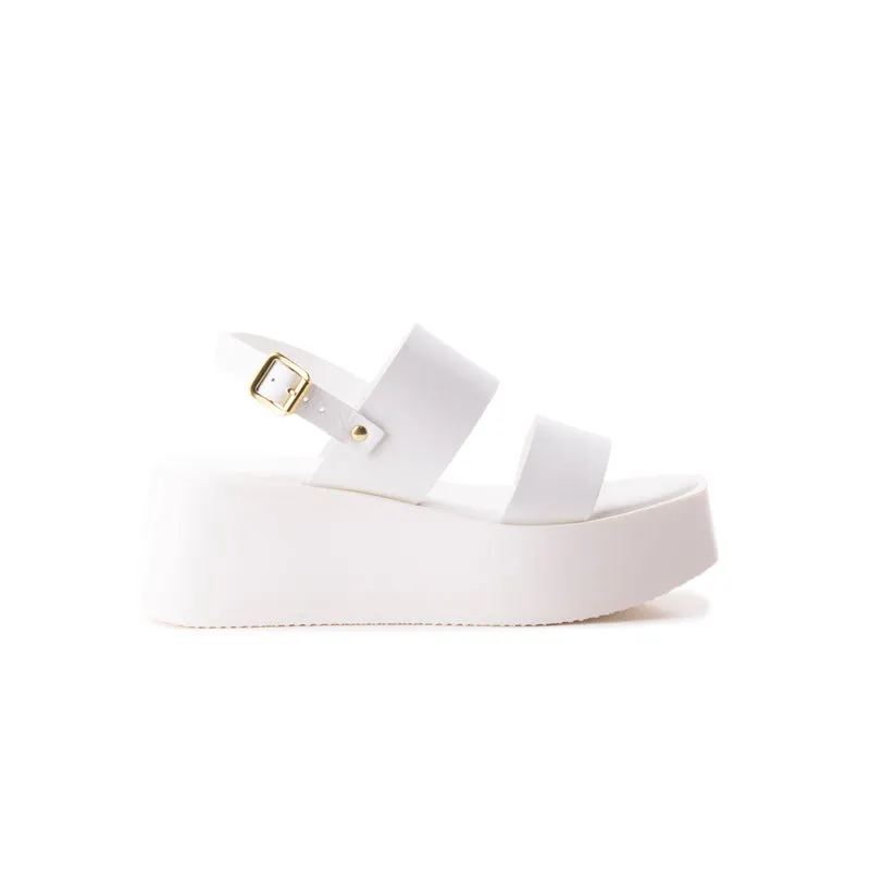 Pelosa White Leather