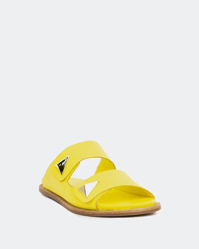 Kaylan Yellow Leather