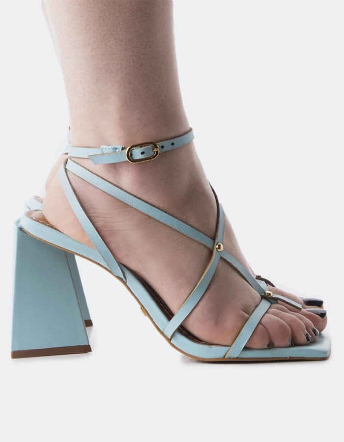 Lugana Blue Leather