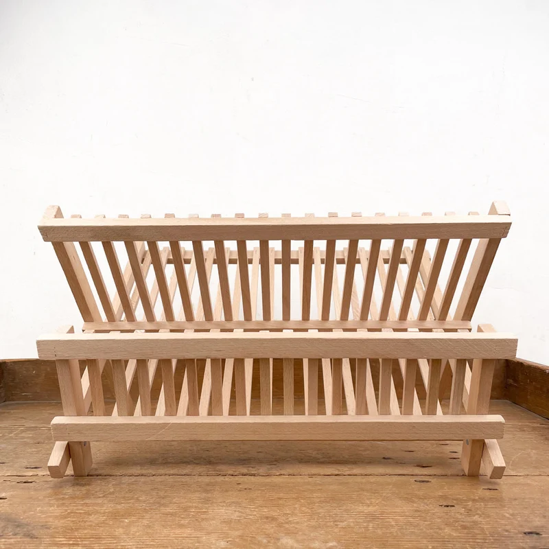 Égouttoir pliant en bois