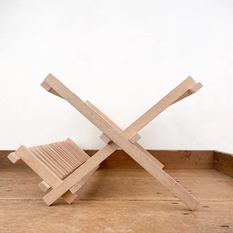 Égouttoir pliant en bois