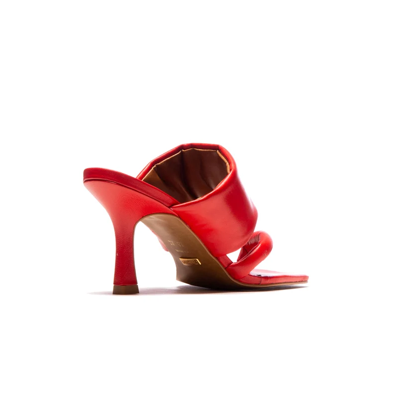 Jet Red Leather