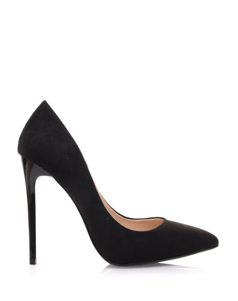 Escarpins noirs suédine