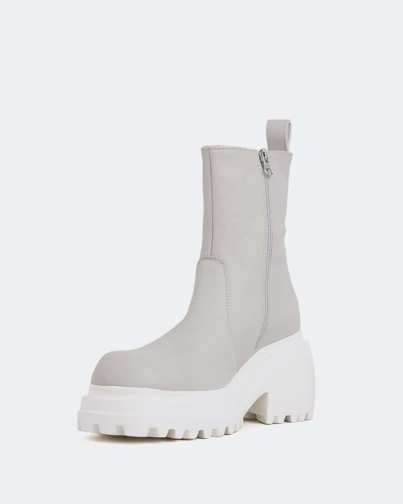 Ike Off White Leather