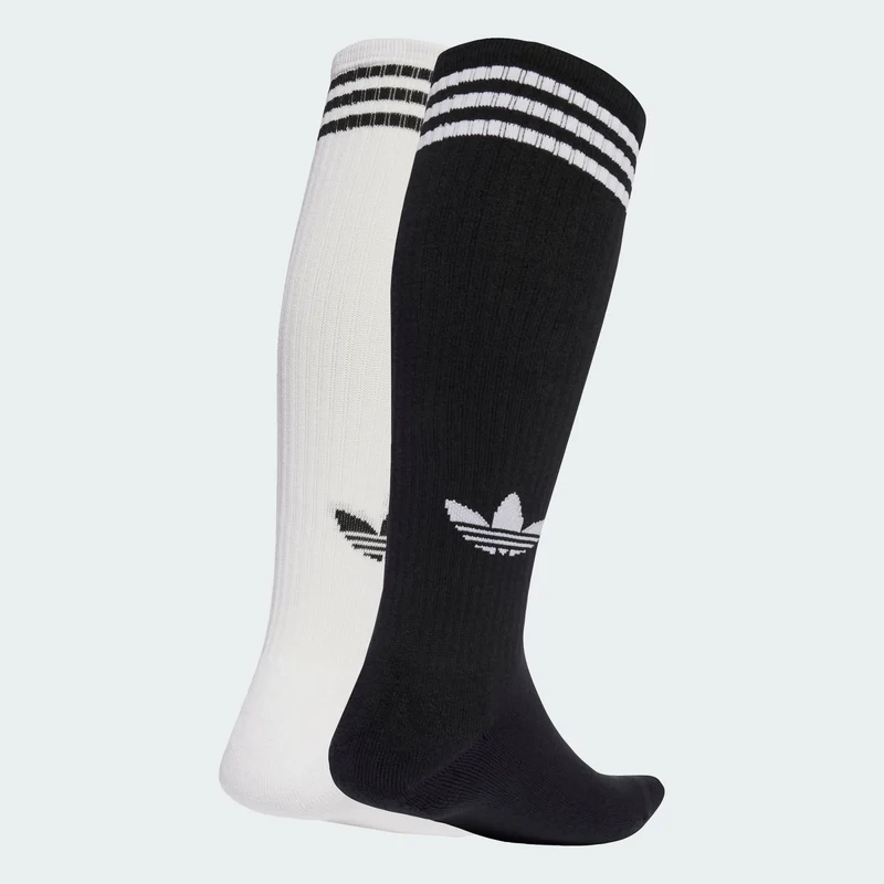 adidas Originals Unisex Chaussettes montantes 3 bandes (2 pa