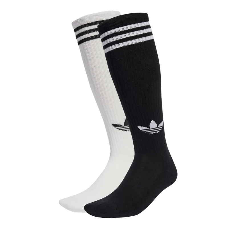 adidas Originals Unisex Chaussettes montantes 3 bandes (2 pa
