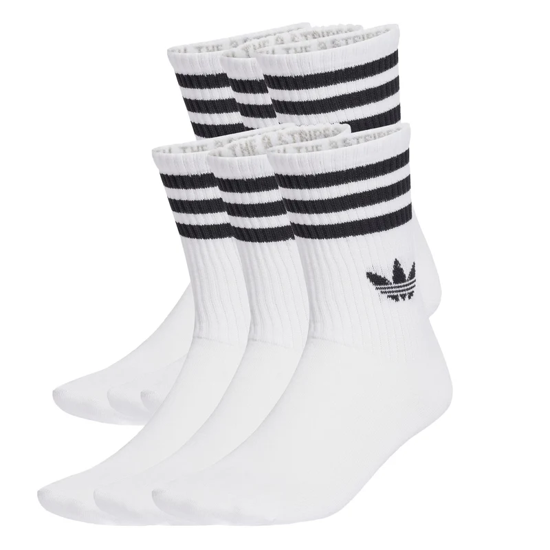 adidas Originals Unisex Chaussettes 3 bandes (6 paires)