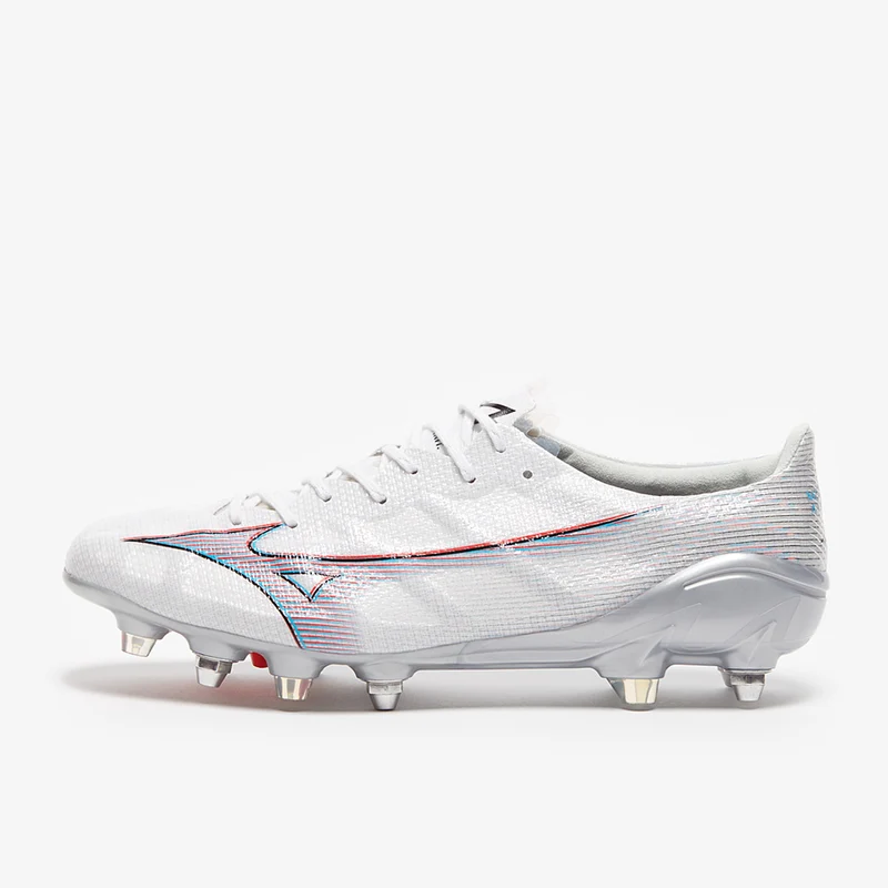 Mizuno Alpha Made In Japan SG Mix - White/Ignition Red