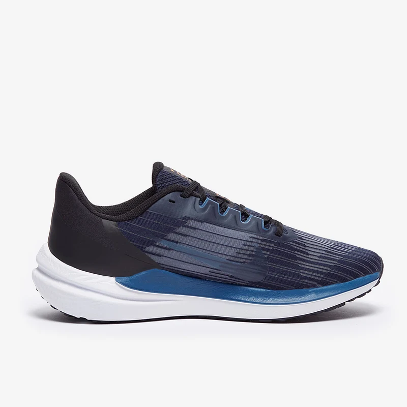 Nike Air Winflo 9 - Obsidian/Bleu Foncé Marina/Noir