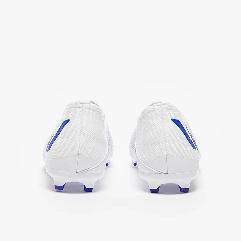 adidas Enfant Predator Edge.3 Laceless FG - Blanc/Bleu Hi