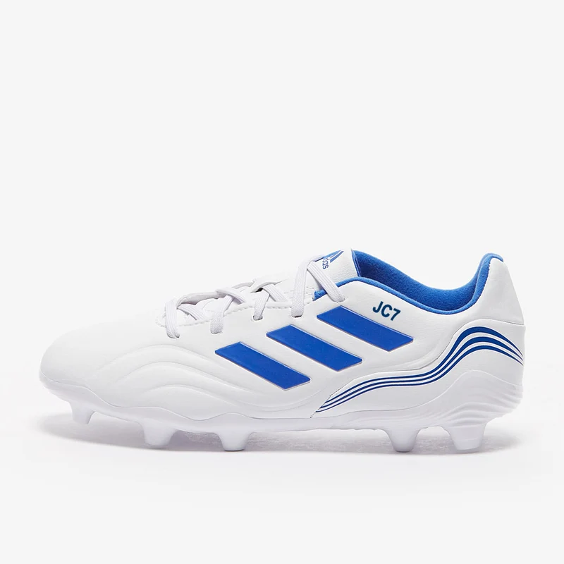 adidas Enfant Copa Sense.3 FG - Blanc/Bleu Hi