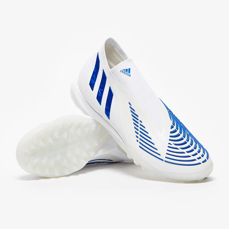 adidas Predator Edge.1 TF - Blanc/Bleu Hi