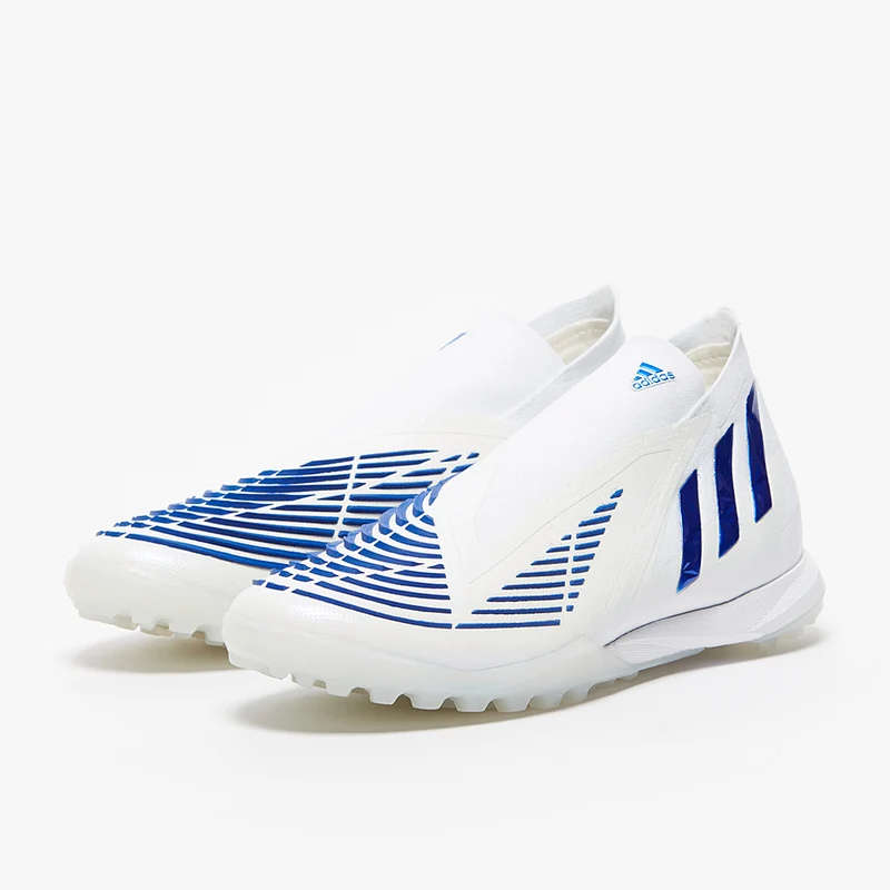 adidas Predator Edge.1 TF - Blanc/Bleu Hi