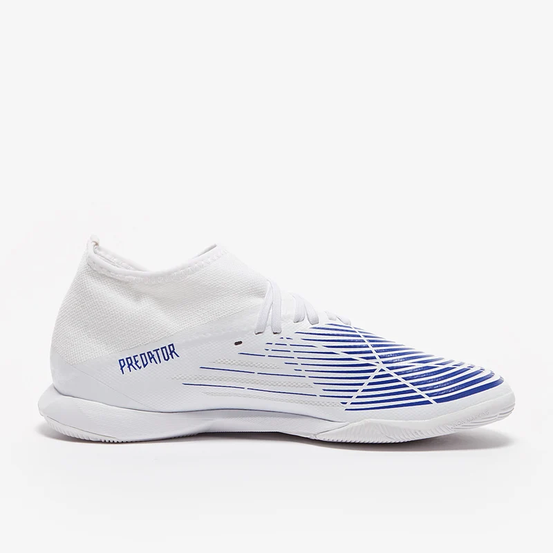 adidas Predator Edge.3 IN - Blanc/Bleu Hi
