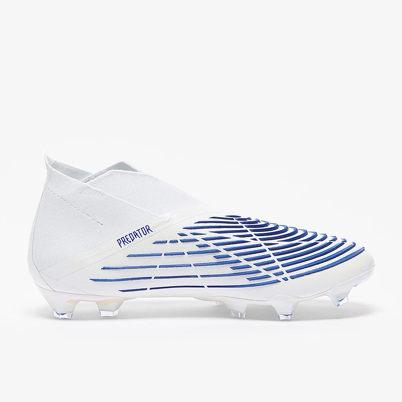 adidas Predator Edge+ FG - Blanc/Bleu Hi