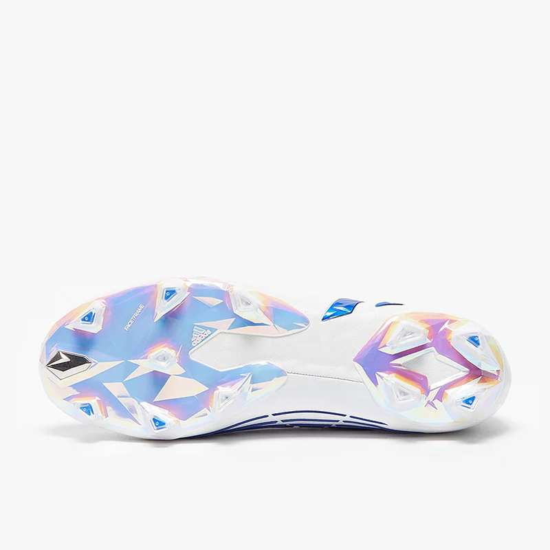 adidas Predator Edge+ FG - Blanc/Bleu Hi