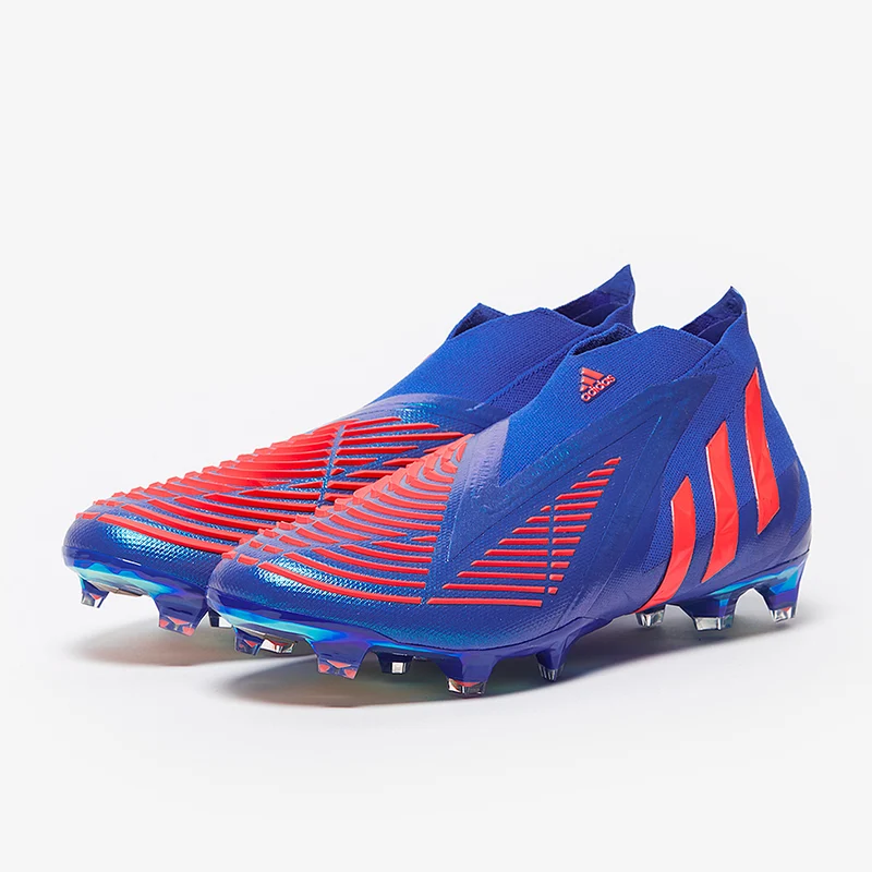 adidas Predator Edge+ FG - Bleu Hi/Turbo/Bleu Hi