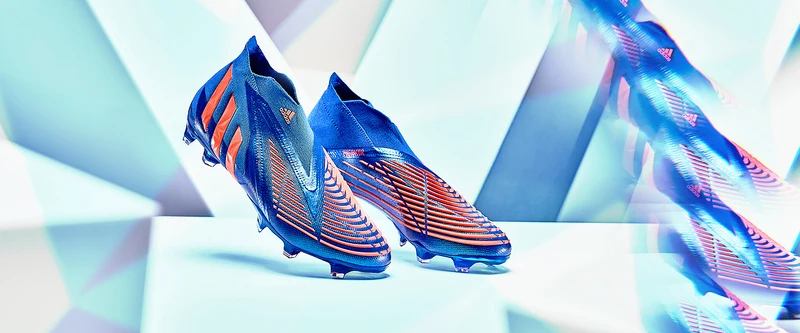 adidas Predator Edge+ FG - Bleu Hi/Turbo/Bleu Hi