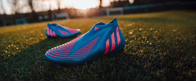 adidas Predator Edge+ FG - Bleu Hi/Turbo/Bleu Hi