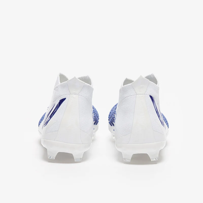 adidas Enfant Predator Edge+ FG - Blanc/Bleu Hi