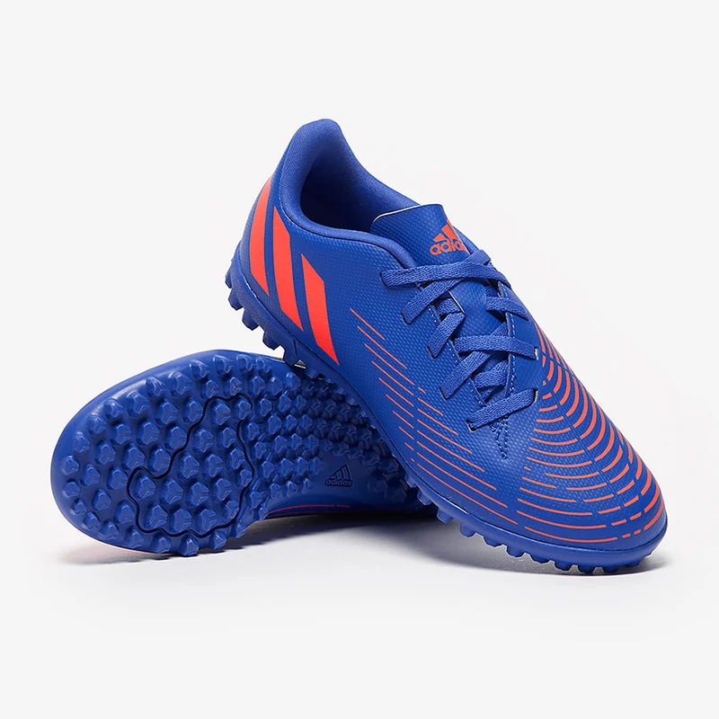 adidas Enfant Predator Edge.4 TF - Bleu Hi/Turbo/Bleu Hi