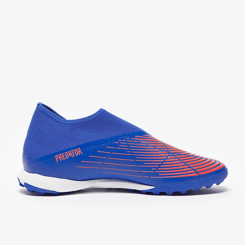 adidas Predator Edge.3 Laceless TF - Bleu Hi/Turbo/Bleu Hi