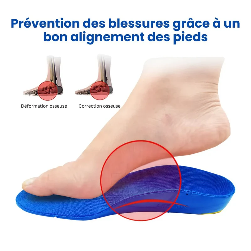 Semelles Orthopédiques Enfant | Corrige les troubles d’alignement du pied