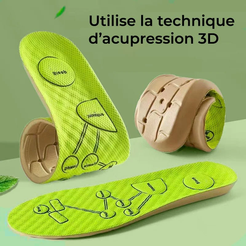 Semelles d'Acupression Magnétique Anti-Douleur