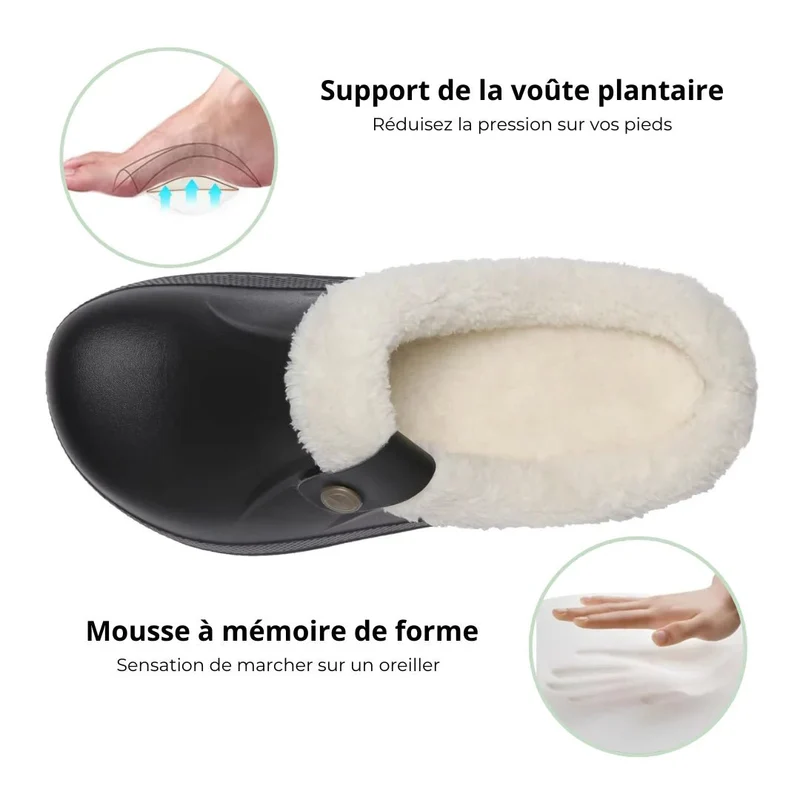 Pantoufle d’hiver Fourrés | Douillette et Chaude