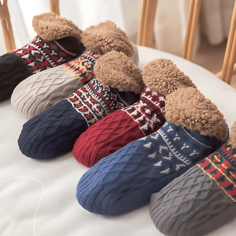 Chaussons Chauds Confort Douillet