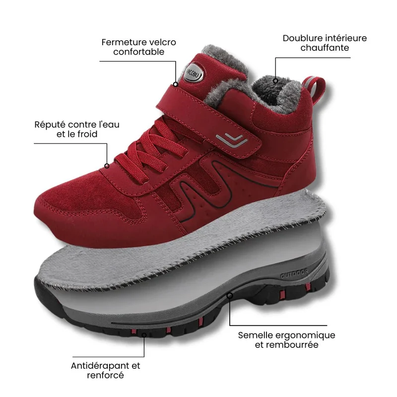 Bottines Orthopédiques Fourrées | Élégantes, Chaudes et Confortable
