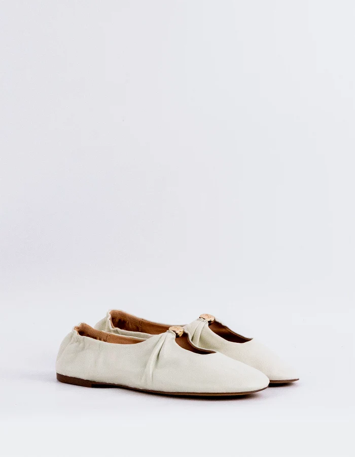 Lucette Cream Leather
