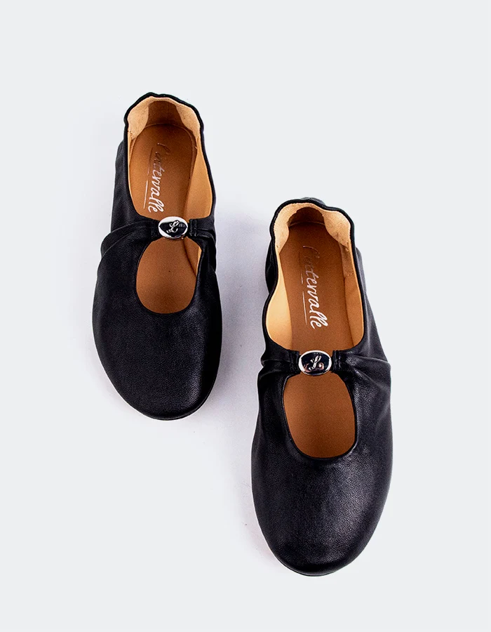 Lucette Black Leather
