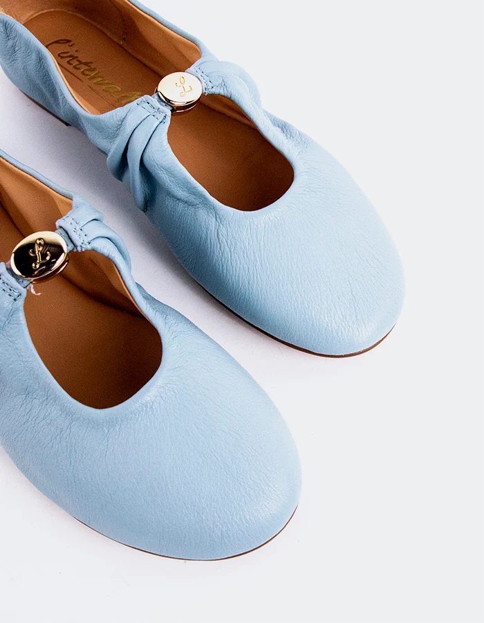 Lucette Blue Leather