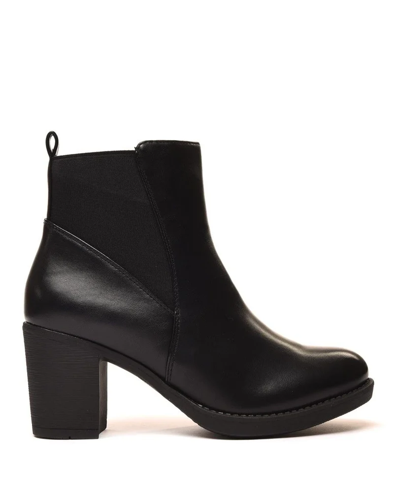 Chelsea boots noires à talons