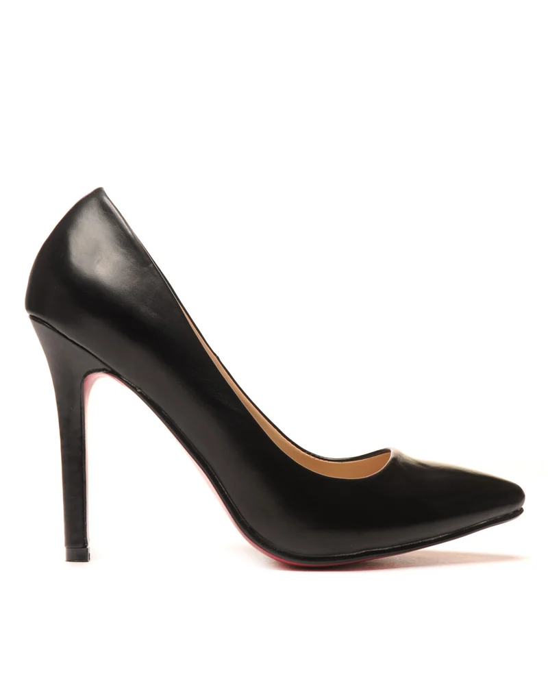 Escarpin noir bout pointu