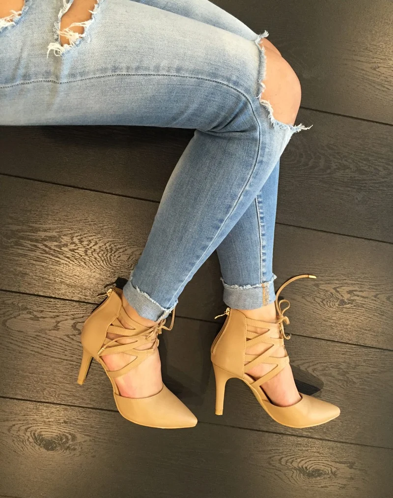 Escarpin mode beige